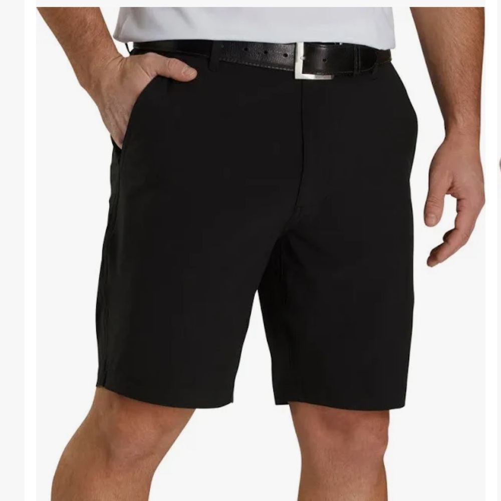 Footjoy Lightweight Performance Golf Short Black Nonslip‎ Waist 9” Inseam W40